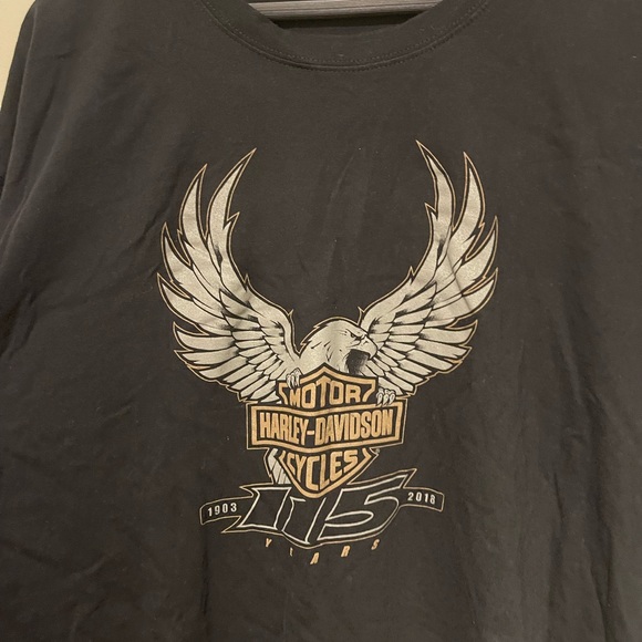 Men’s T-Shirt with emblem Harley-Davidson,New without Tag 🏷️ - Picture 2 of 3